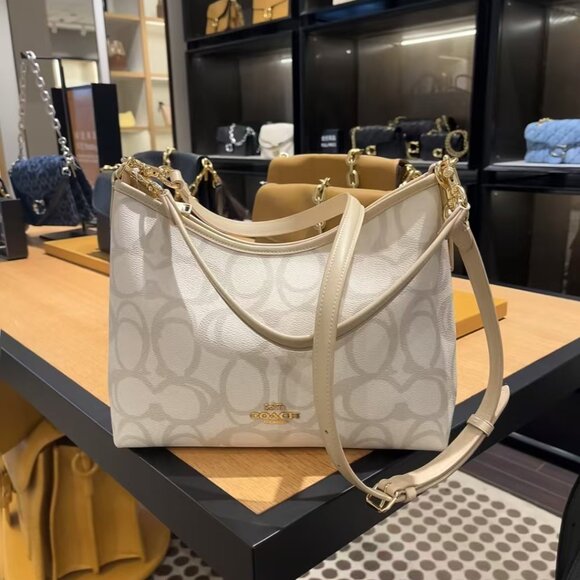 Coach Gray Patterned Baby Bag - Picture 1 of 6
